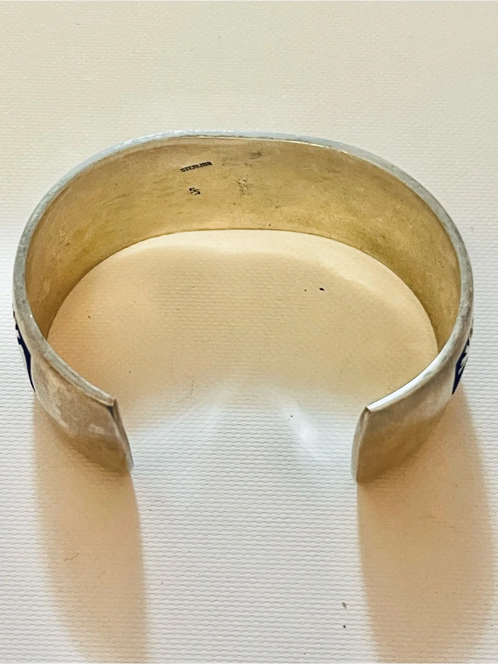 VTG NATIVE AMERICAN HOPI Sterling Silver Kokopelli Cuff Bracelet SZ 6.75-7” 48 g